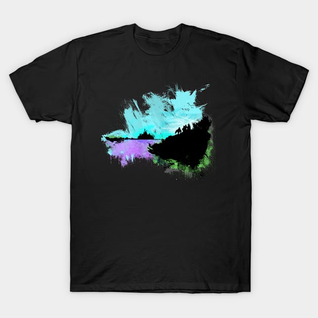 The Journey Begins... T-Shirt by Beanzomatic